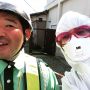 Selfie with one of the safety guards in #Fukushima #Japan #greencross