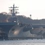 【YOKOSUKA軍港めぐり】やはりこの時間帯ではレーガンの正面からじゃ逆光がきつい・・・