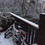 Sneeuw. Heel even. 