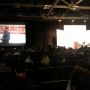 Daar is ie. Luid applaus in de zaal voor Sir Tim Berners-Lee. #sxsw #sxswnl