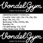 Groepslessen vandaag bij #vondelgym Vrij trainen is de hele dag mogelijk van 7u tot 23u.