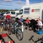 Cycling at its best; over 500 competitors at todays National TTT. Campers, partytents and open air. Just for fun and glory of the day!