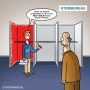 Het is wel een hoop werk dat stemmen. #cartoon #verkiezingen 