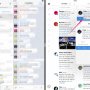 @tweetbot iPad Pro 12.9″, Split View, double columns: