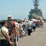 【艦艇公開in大洗】クソ暑い中を小一時間も並ばねばならんとは... 熱中症にならなくてよかったぜｗ