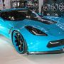 【東京オートサロン2015】現行型のコルベットは筋肉質というかスリムだよな #オートサロン