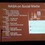 Indrukwekkende social media-cijfers van NASA. #sxsw #sxswnl