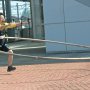【佐野スプリングフェスティバル】どうやら遠心力を利用して力技で回すらしいな フラフープの重さに振り回されるのがシュールだぜｗ