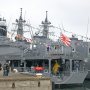 【FleetWeek 横須賀艦艇公開】内部の公開されなかったくらま、おおなみ、いかづちの3隻 ほんのわずかな時間だったけど日が差した時間があって良かった