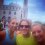 Me and 2 of the 2.500 runners at the #RRC10 tonight >> Diana & Lisette thx for the company