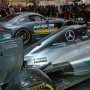 【東京モーターショー2015】メルセデスブースでは競技車両としてメルセデスF1 W05 HybridとメルセデスAMG GT3を展示