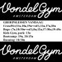 Groepslessen vandaag bij #vondelgym Vrij trainen is de hele dag mogelijk van 7u tot 23u.