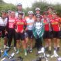 My bunch for today @thewomenstour; thanks @DaSistasDad for the ride. Waiting for the finish in Stevenage now!