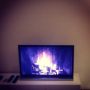 Lots of fireplace videos on YouTube. Streaming this one from the iPad to Apple TV. :-)