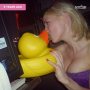 #tbt naar die freaknacht waarin @ancilla chocoladetaart at. Uit een badeend.