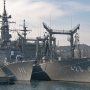 【YOKOSUKA軍港めぐり】護衛艦おおなみに補給艦ときわ