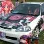【第10回館林痛車ミーティング】このシビックのラッピング綺麗だなー