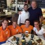 De heer Houben heeft vandaag het eventingteam uitgenodigd voor een heerlijke lunch, even weg uit het Olympisch dorp! #aandeelinelkaar #ruitersinoranje