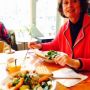 @Charlie's Kitchen. Lekkere salade en heerlijke koffie. 