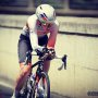 No i'm not smiling.. Suffering during a hard time trial @girorosa #raboliv 2 stages to go✌️