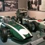 【オール ホンダF1マシン特別展示】こちらではホンダがF1参戦を計画した際に参考にと購入したクーパーT53 クライマックスと同社初のF1参戦車両RA271が並んで展示されています 